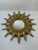 Vintage 16.5" French Style Gilded Resin Sunburst Wall Mirror For Sale - Image 4 of 16