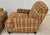 Textile Century Furniture English Library Reading Lounge Armchair For Sale - Image 7 of 8