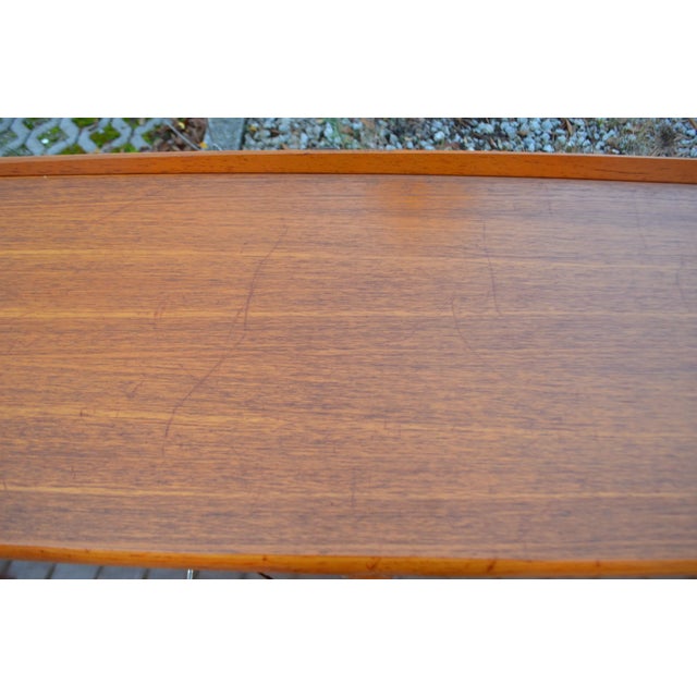 Red Mid-Century Modern Danish Teak Sideboard, 1960s For Sale - Image 8 of 18