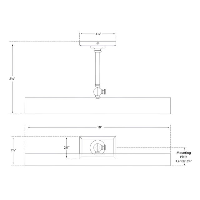 Visual Comfort Chapman & Myers for Visual Comfort Signature 18" Cabinet Maker's Picture Light in Hand-Rubbed Antique Brass For Sale - Image 4 of 4