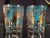 1960s Mid Century Cera Persian Polo Equestrian Rocks Glasses in Turquoise and Gold c.1960s - Set of 4 For Sale - Image 5 of 8