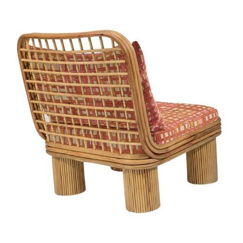 Annka Chair in Stained Rattan by Popus Editions For Sale - Image 4 of 9