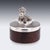 Brown Vintage 20th Century English Silver Trinket Boxes from Brian Fuller, 1989, Set of 2 For Sale - Image 8 of 13