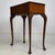 Antique Early 20th Century English Edwardian Figured Walnut Side Table For Sale - Image 6 of 12