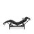 Black Ponyskin LC4 Chaise Lounge by Le Corbusier for Cassina, 1990s, in Very Good conditions. Designed 1990 to 1999 This...