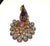 Gemstone Bochic "Peacock" Vintage Diamond, Sapphire, Ruby & Gem Ring Set 18K Gold & Silver For Sale - Image 7 of 18