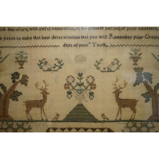 Antique Original William IV Needlework Sampler, 1831 For Sale - Image 6 of 15