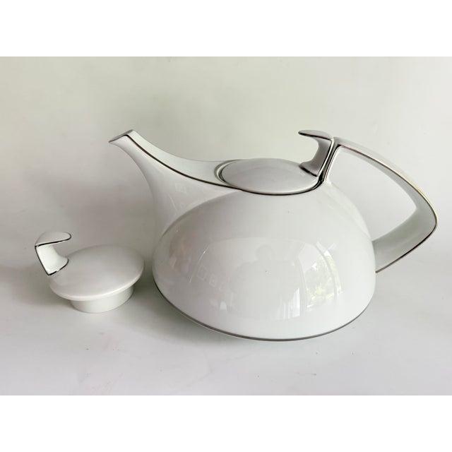 Bauhaus Platin Tac Teapot by Walter Grophius for Rosenthal Studio Linie, Germany, 1992 For Sale - Image 6 of 7