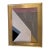 Original Geometric Abstract Acrylic Painting in Plein Aire Frame For Sale