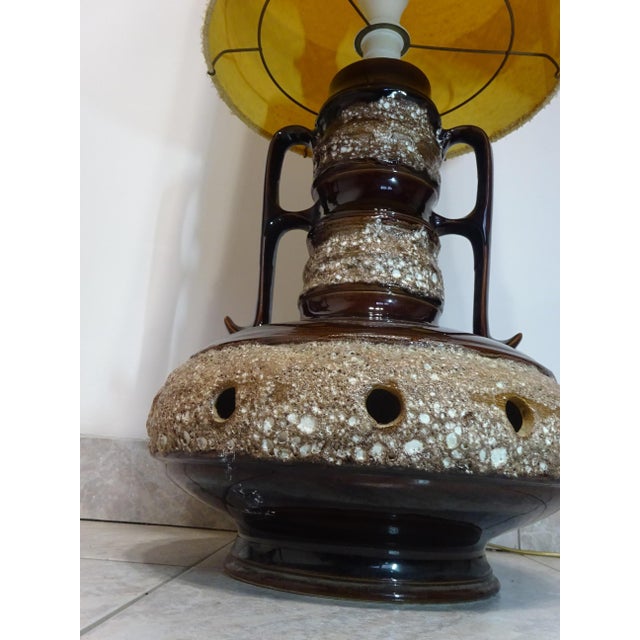 Large Vintage Floor Lamp in Ceramic, 1960s For Sale - Image 4 of 13