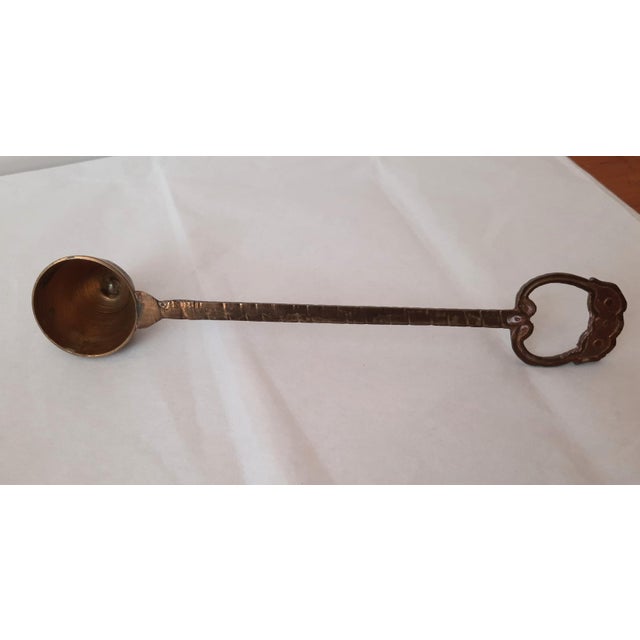 1930s Antique Brass Candle Snuffer For Sale - Image 5 of 8