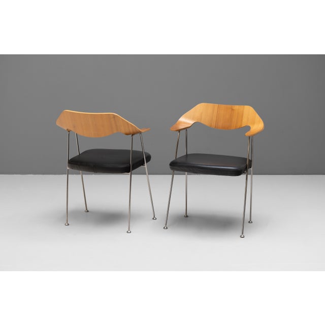 Mid-Century Modern Vintage 675 Dining Chairs by Case, 1990s, Set of 6 For Sale - Image 3 of 10