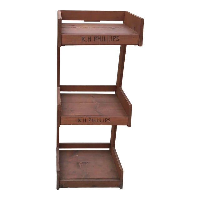 Vintage R. H. Phillips Wine Rack For Sale