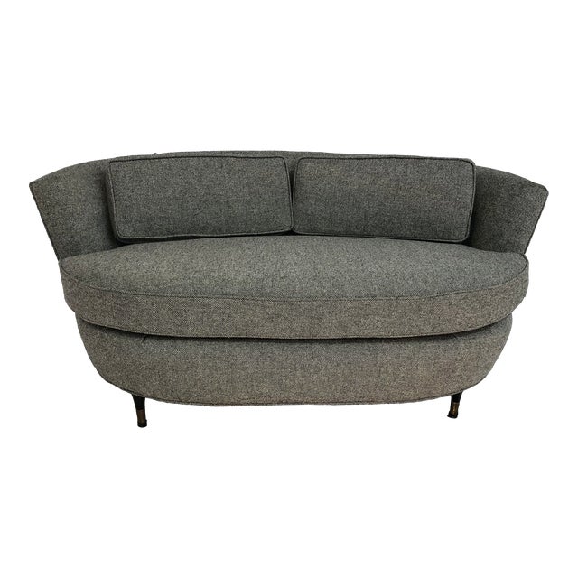 MidCentury Modern Howard Parlor Furniture Loveseat/Large Chair