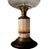 Late 19th Century Antique Victorian Hand Painted Custard Glass Eapg Electrified Oil Lamp For Sale - Image 5 of 5