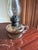 Brass Antique, 19th Century Glass Finger Lamp Chamber Lamp Brass Hornet Burner Clear Glass For Sale - Image 8 of 14