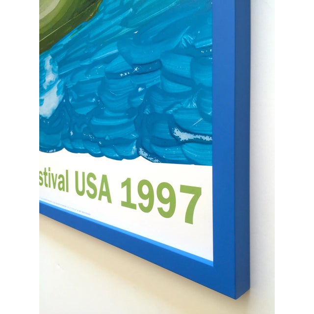 David Hockney Vintage 1997 Lithograph Print Framed Spoleto Festival Poster " Orfeo Ed Euride " 1994 For Sale - Image 12 of 13