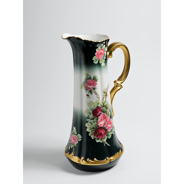 19th Century 15" Limoges Porcelain Tankard Rare For Sale - Image 5 of 6
