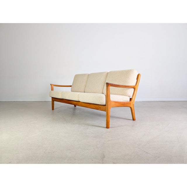 Mid-Century Modern Sofa in Teak from France & Søn For Sale - Image 4 of 11