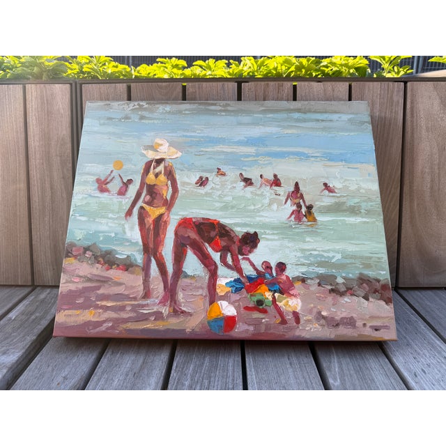 In Footnotes of a Holiday, Godfrey Afebuame captures the transient warmth of a coastal escape, balancing expansive ocean...