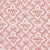 Sample - Schumacher Amalia Medallion Handmade Print Fabric in Pink For Sale
