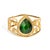 Green Cat Eye Chunky Cuff Bracelet For Sale - Image 9 of 9