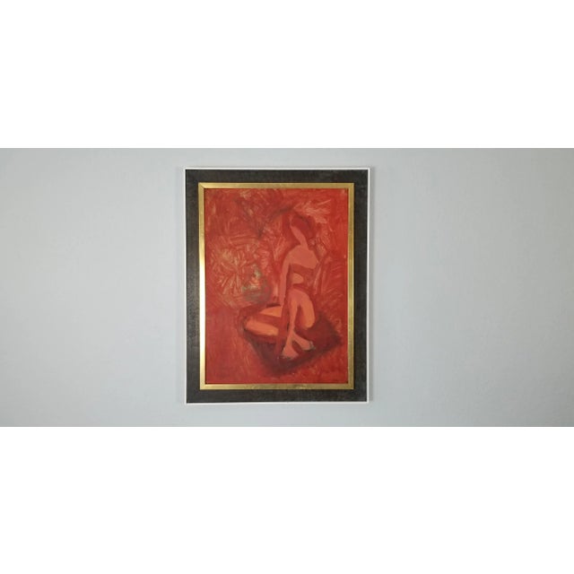 1954 Farhi Abstract Female Painting/ Sold For Sale - Image 11 of 11