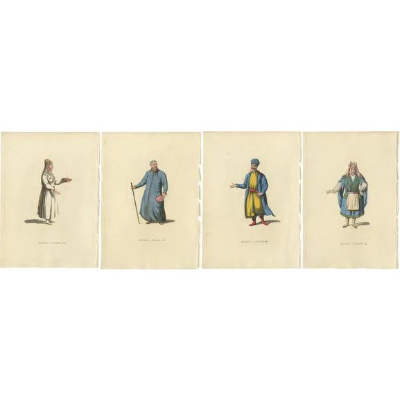 William Alexander, Traditional Ethnic Attire, 1814, Prints, Set of 4 For Sale