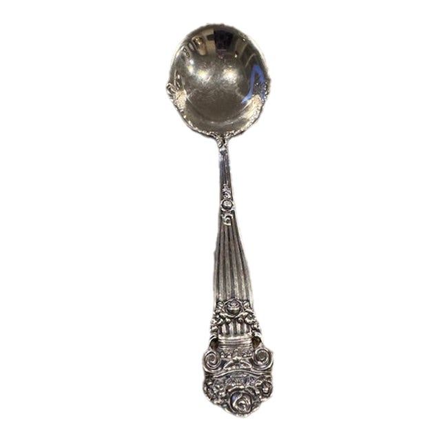 Antique Towle "Georgian" Sterling Silver Sugar Spoon For Sale