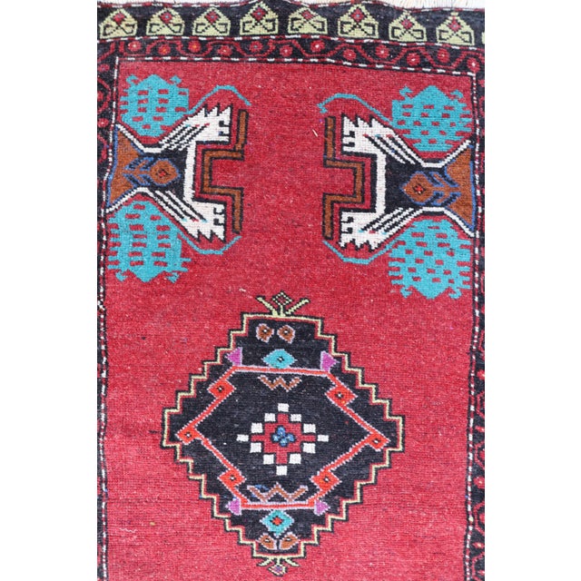 1970s Rustic Red Oriental Hand Knotted Wool Rug For Sale In Sacramento - Image 6 of 13