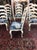 Off-white Vintage Ladder Back Chairs, Ethan Allen Furniture, Set of Six For Sale - Image 8 of 8