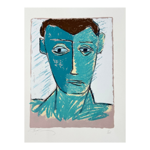 1991 E. J. Gold Serigraph Print”Faces of War” Serigraph Print Series One #3