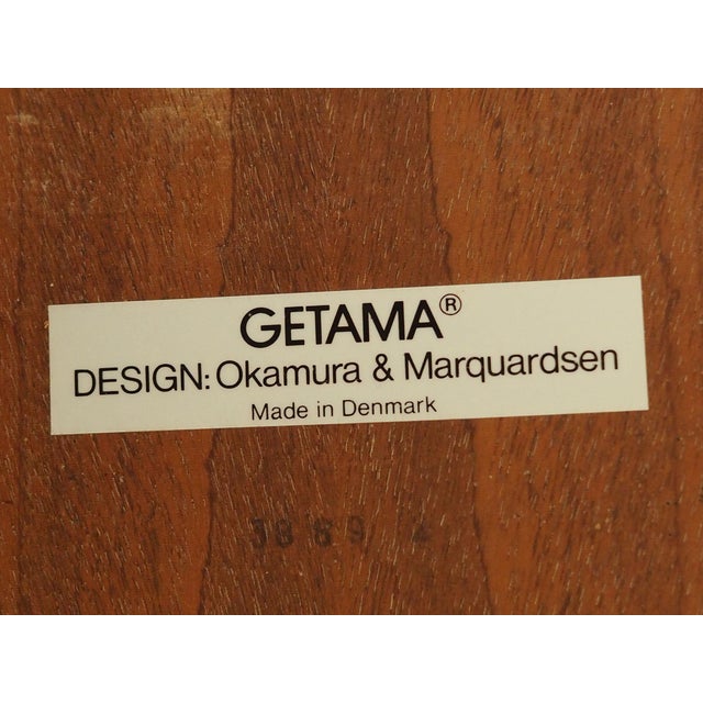 Vintage Danish Beech Table by Takshi Okamura & Erik Marquardsen for Getama, 1970s For Sale - Image 17 of 18