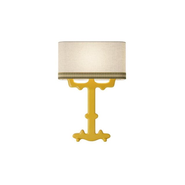Alba Table Lamp in Ceramic and Linen with Samuel & Sons Trimming by Popus Editions For Sale - Image 11 of 11