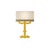 Alba Table Lamp in Ceramic and Linen with Samuel & Sons Trimming by Popus Editions For Sale - Image 11 of 11