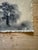 Original Watercolor Landscape Painting on Raw Canvas by Chelsea Fly. 7”H x 9”W