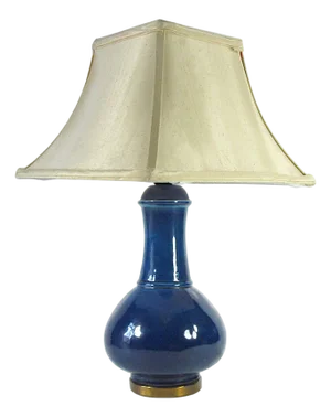 Italian Ceramic Glazed Table Lamp, 1970s