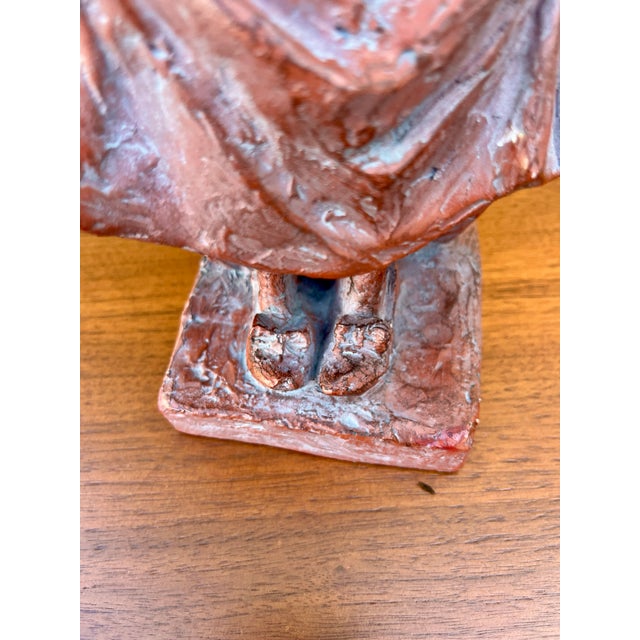 1970s Austin Production "Dress Up Girl" Brutalist Sculpture. For Sale - Image 14 of 17