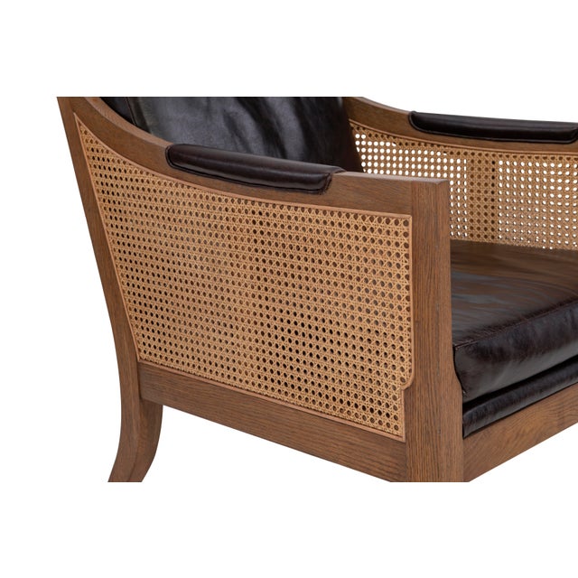 Traditional Maitland-Smith Hazel Accent Chair For Sale - Image 3 of 4