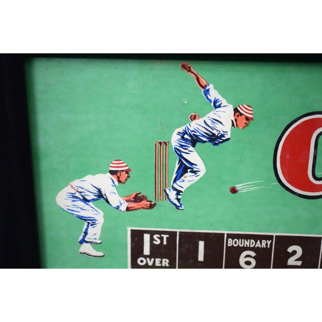 1940s 1940s Home Cricket Pepys Series Framed Board Game For Sale - Image 5 of 7
