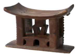 Antique Ashanti Hand-Carved Stool