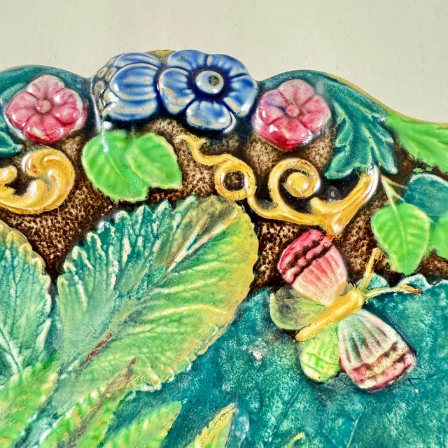 Samuel Alcock Royal Palissy Majolica Footed Comport For Sale In Philadelphia - Image 6 of 12