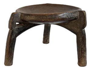 Vintage Hehe Wood Stool Tanzania