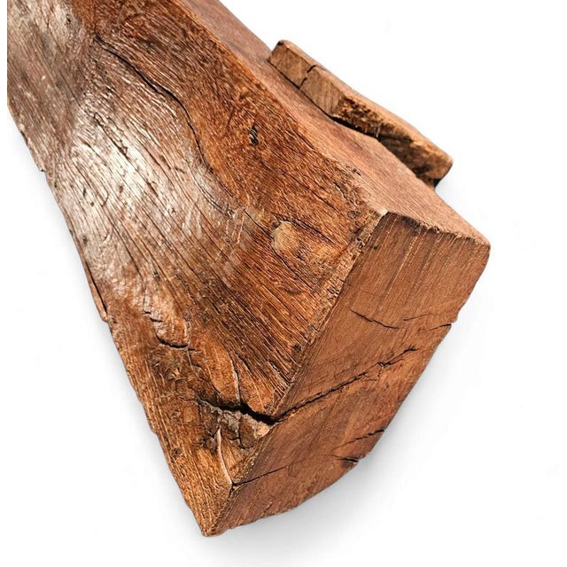 Brutalist Oak Coffee, 1960s For Sale - Image 14 of 18