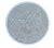 Charming small round tripod side table in perforated and white lacquered wrought iron. The tabletop is perforated with a...