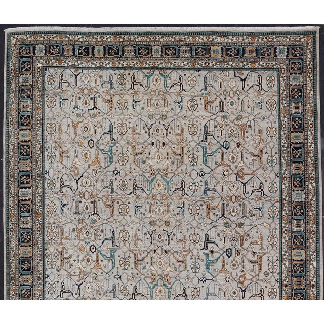 Textile Finely Made Modern Large Bidjar Rug by Keivan Woven Arts 11'10 X 17'9 For Sale - Image 7 of 12