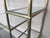 Metal Vintage Brass Étagère Arched Glass Display Shelf With Three + Four Shelves For Sale - Image 7 of 9