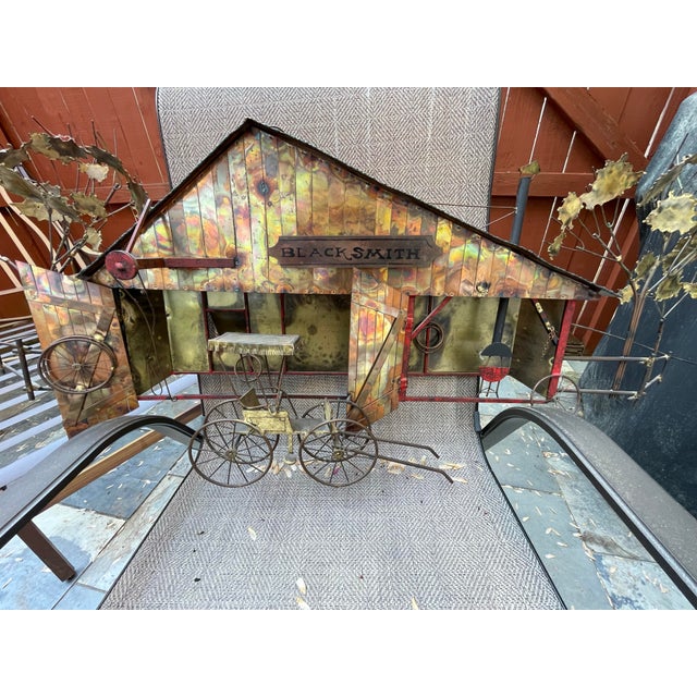 1970s Curtis Jere, “The Blacksmith Wall Sculpture “ Signed by Curtis Jere For Sale - Image 10 of 12