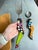 1980s Memphis Style Figural Ceramic Handle Salad Servers – A Pair For Sale - Image 9 of 10