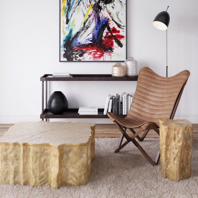 Leather Sling Chair For Sale - Image 11 of 11